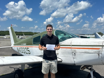 Congratulations to Nick Roberts on earning his Commercial pilot certificate!