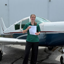 Congratulations to Zoe Mahoney for earning her Instrument Flight Instructor Certificate!