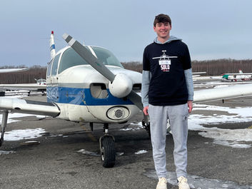 Congratulations to Alex Haggerty on his solo flight!