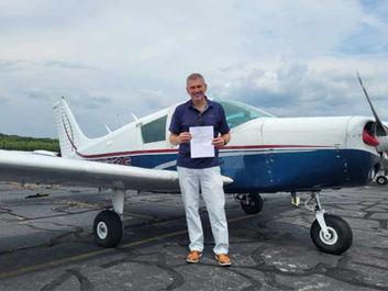 Congratulations to Mike Vaughan on earning his Commercial Pilot certificate