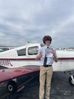 Aiden Hannigan earns Private Pilot Certificate at Air Ventures Flying School in Smithfield RI
