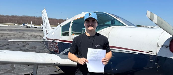 Congratulations to Sullivan Hough on his Commercial Pilot Certificate!