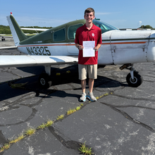 Congratulations to Jacob Nicolato on earning his private pilot certificate!