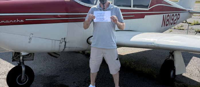 Congratulations to Mike Ahmadi on earning his Commercial Pilot Certificate