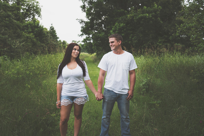 Brittany + Zach | Houston Engagement Photographer | Huffman, Tx