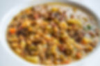 Zuppa con crostini di pane