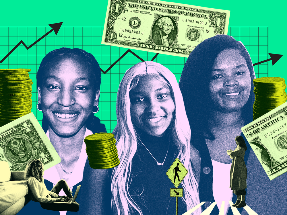 Pictured are Shannay, Fatima, and Jade. | Illustration by Khoa Tran