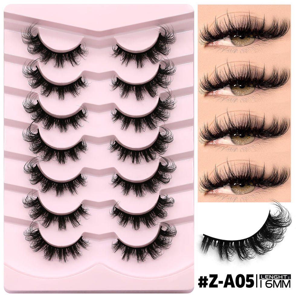Thumbnail: Thick-styled one-piece false lashes