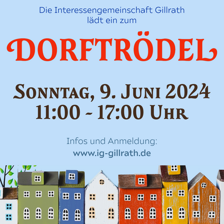 Erster Dorftrödel in Gillrath