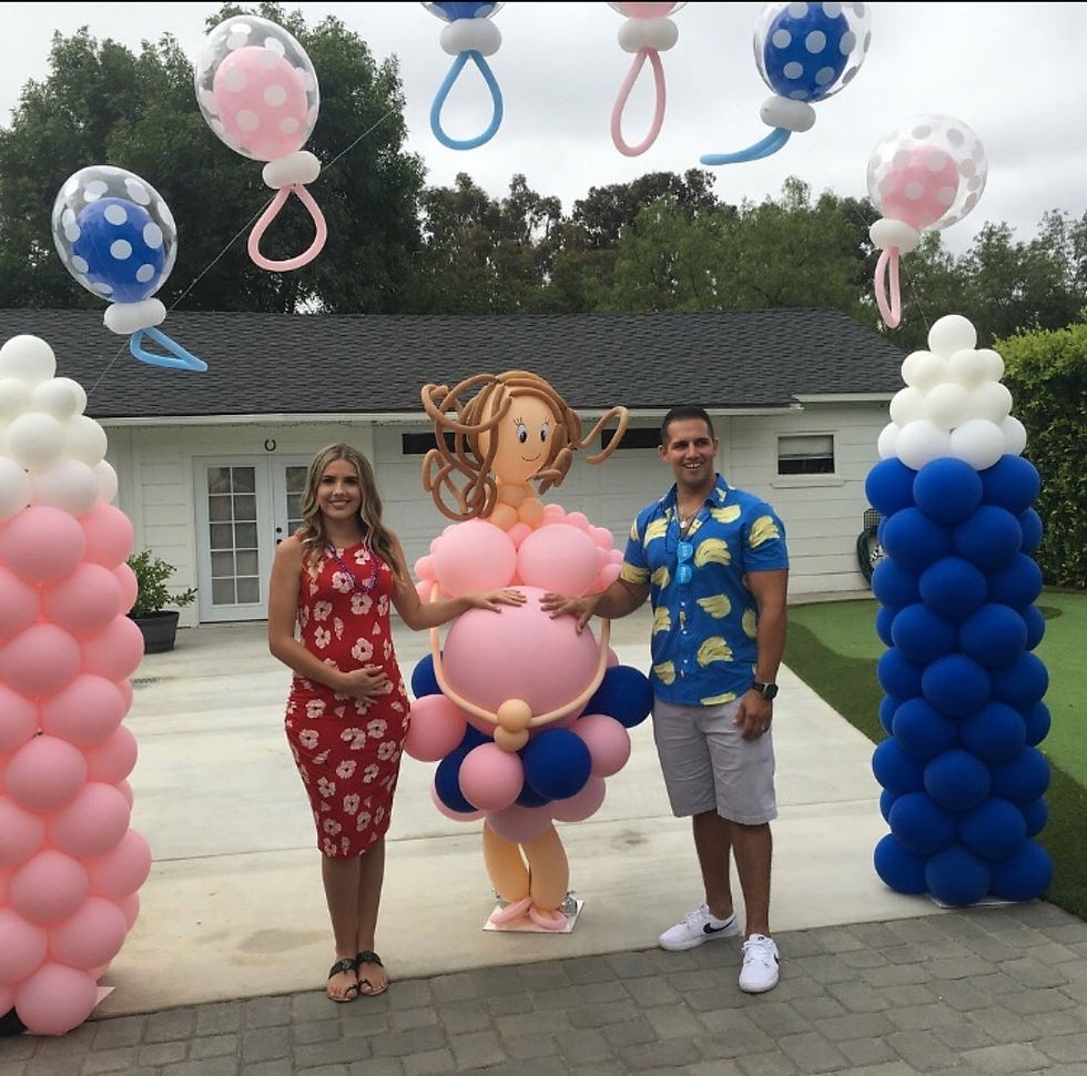 Dollhouse Party Pillars
