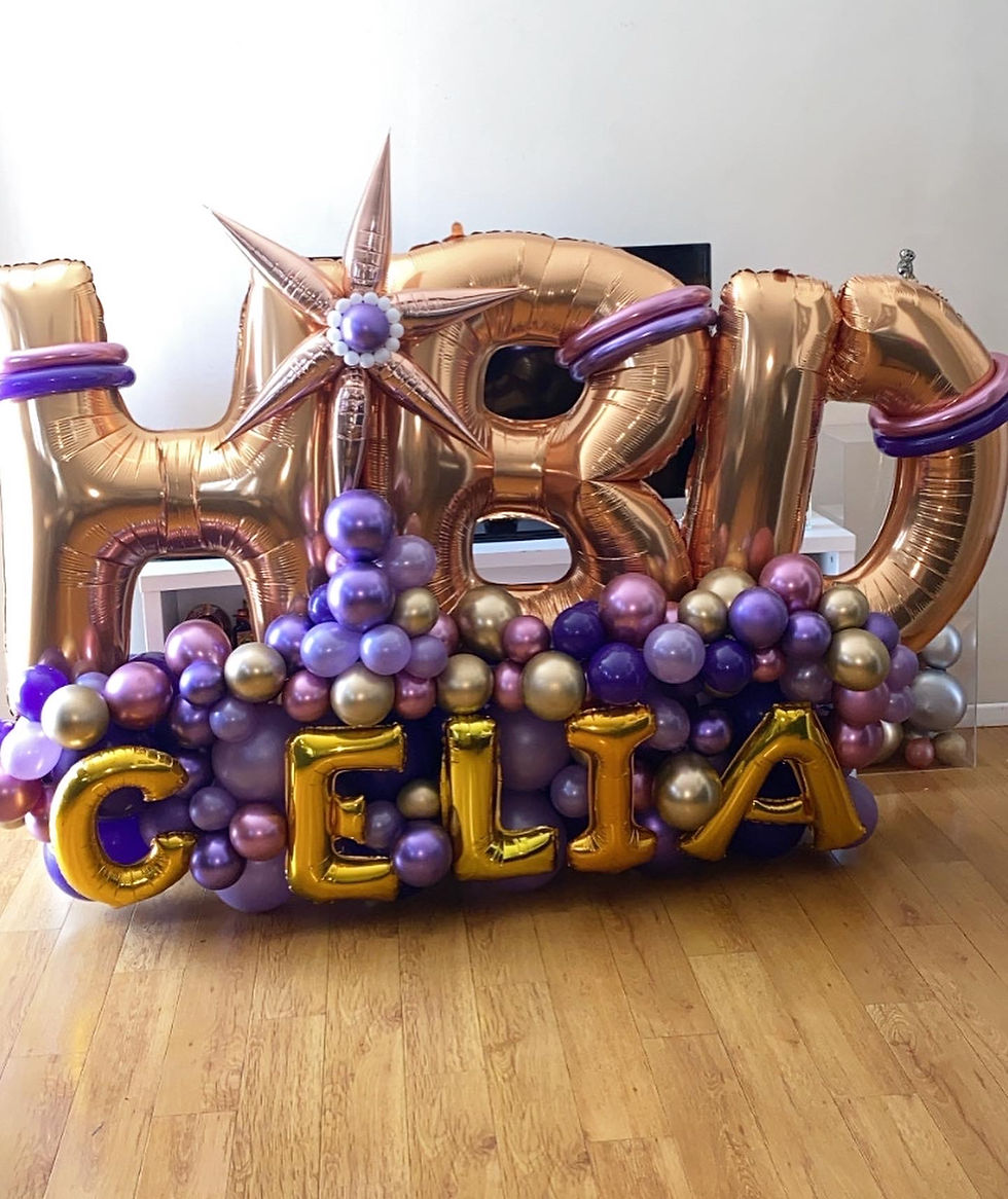 HBD Luxe Name Display
