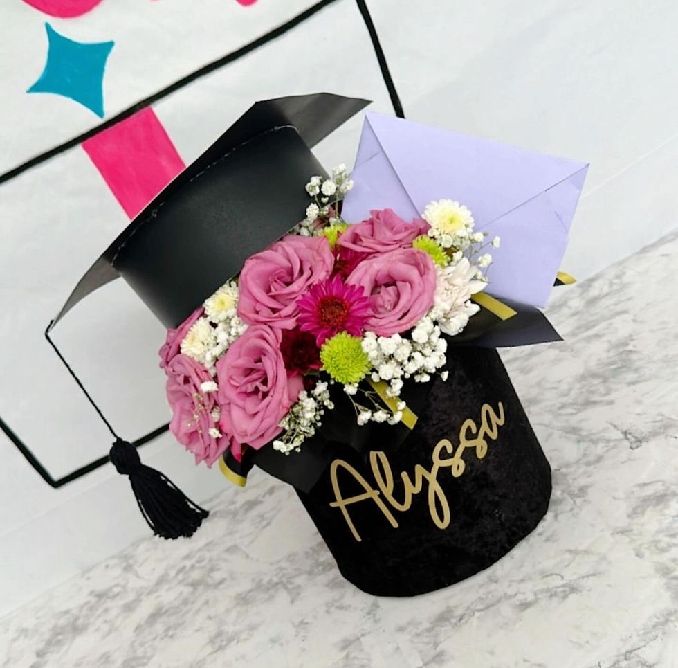 Grad Flower Gift Box