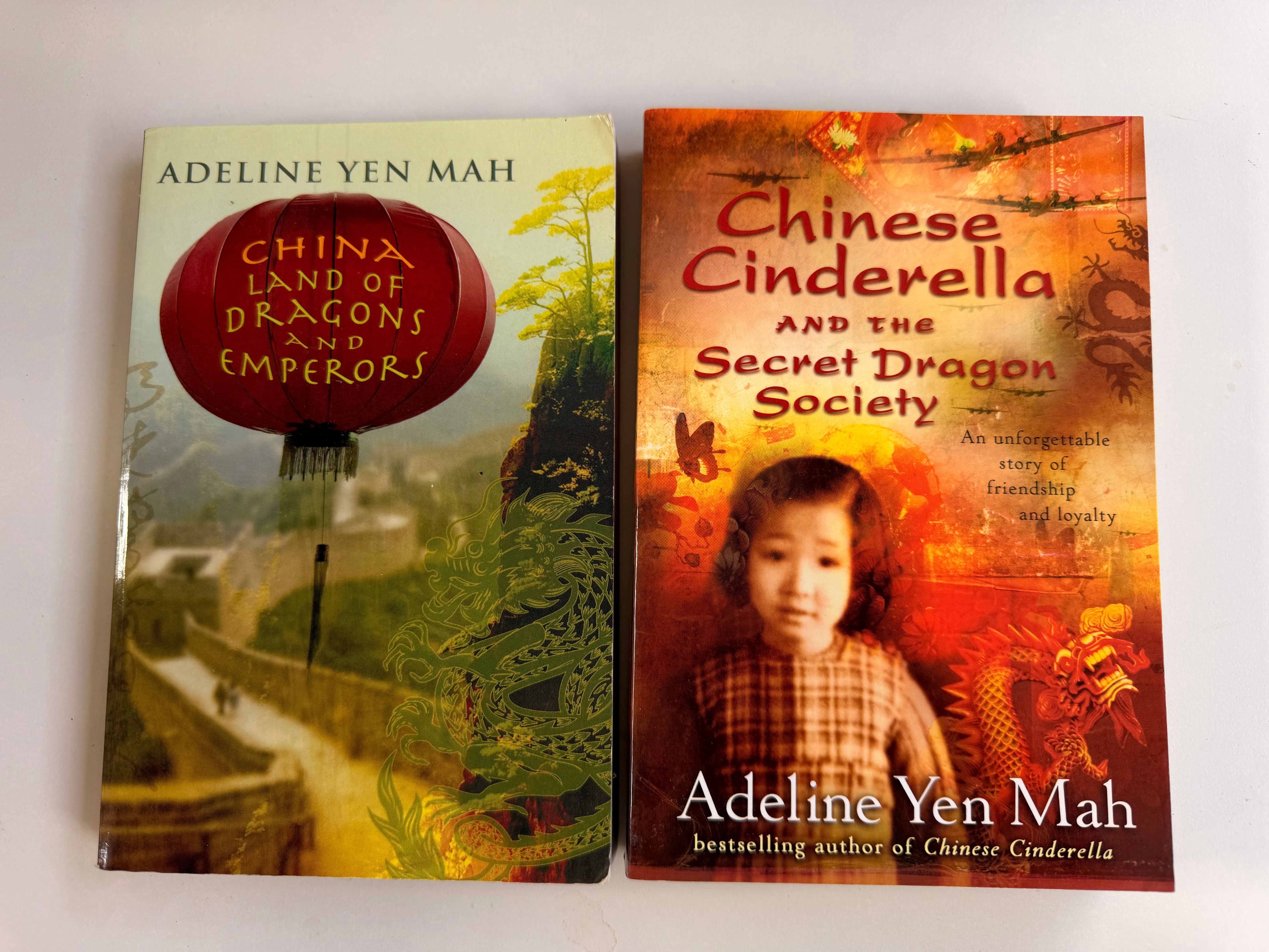 China Land of Dragons and Emperors & Chinese Cinderella by Adeline Yen Mah