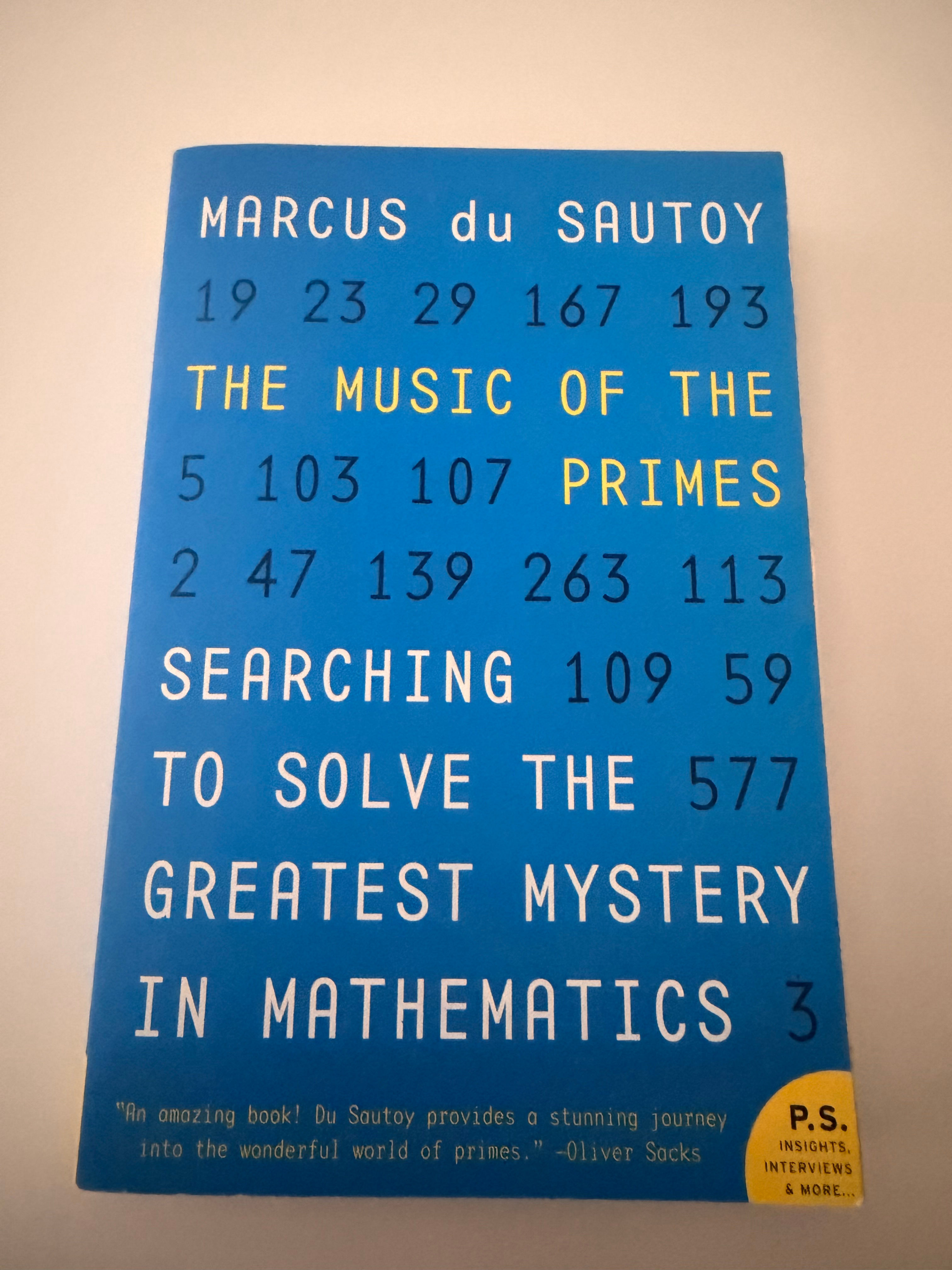The Music of the Primes by Marcus Du Sautoy