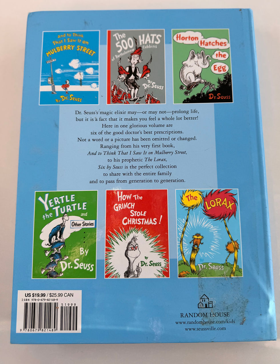 Thumbnail: Six by Seuss: A Treasury of Dr. Seuss BANNED BOOK