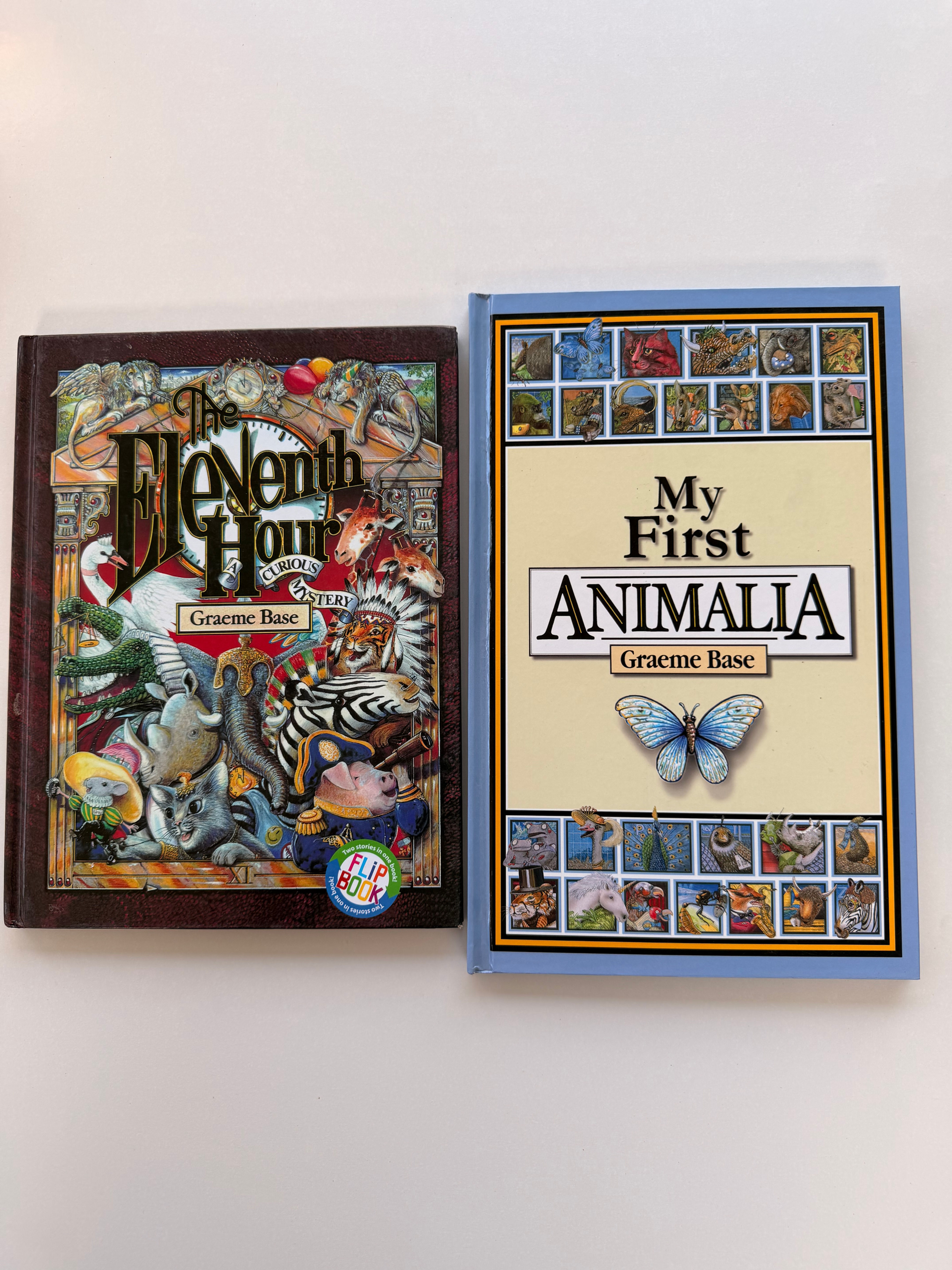 The Eleventh Hour Flip Book and My First Animalia by Graeme Base