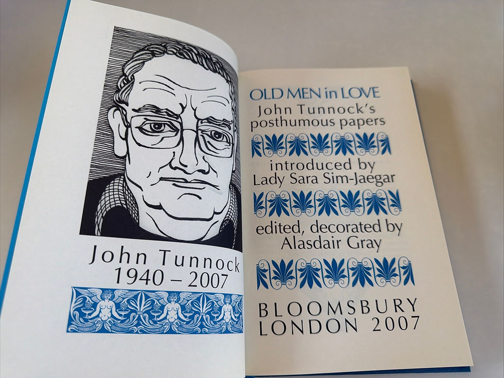 Thumbnail: Old Men In Love Are Still Learning - John Turnnocks Posthumous Papers