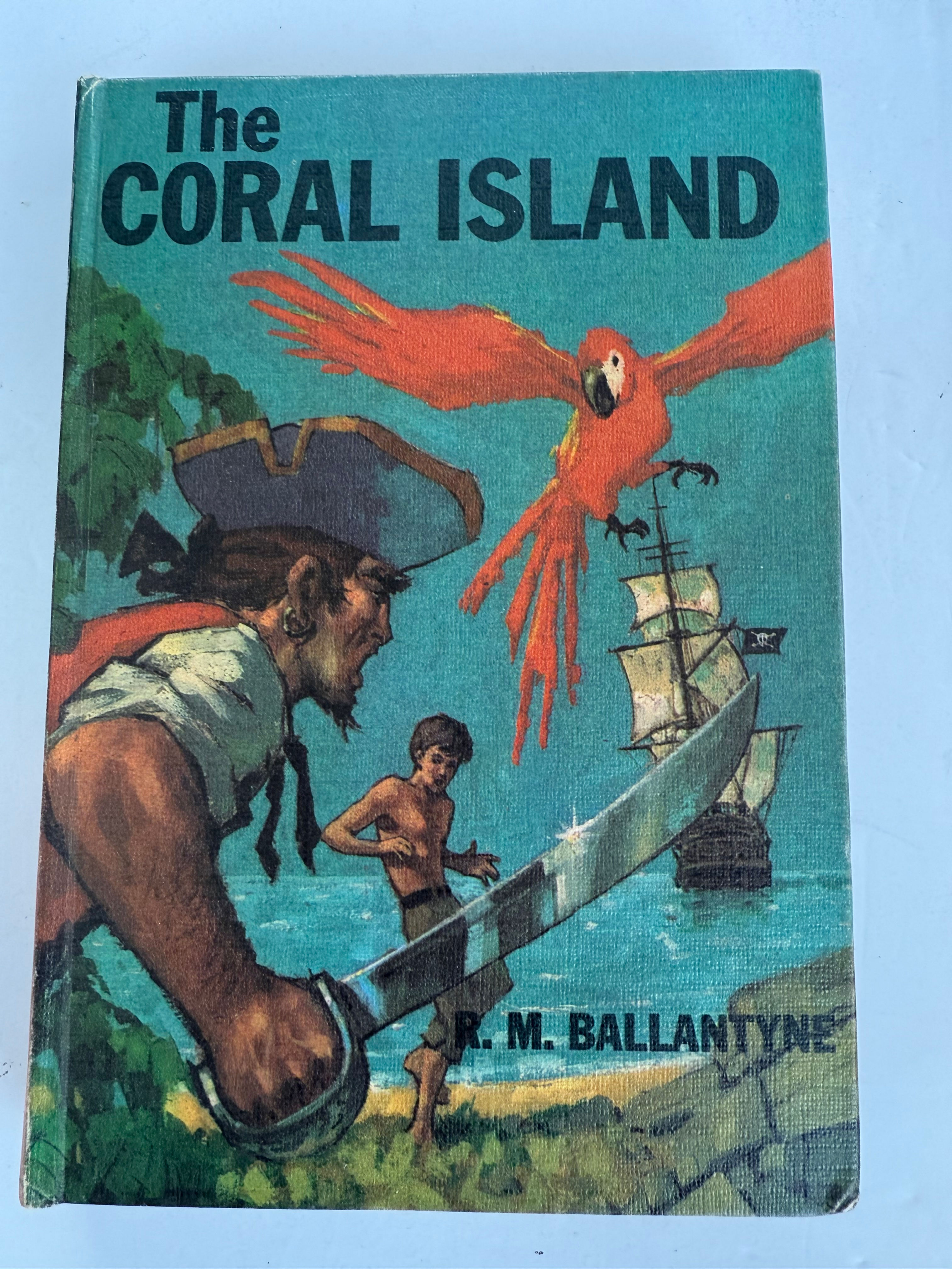 The Coral Island by R. M. Ballantyne Vintage 1971