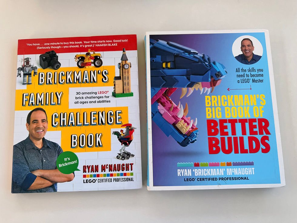 LEGO - Brickman's Family Challenge Book + Brickman's Big Book of Better Builds