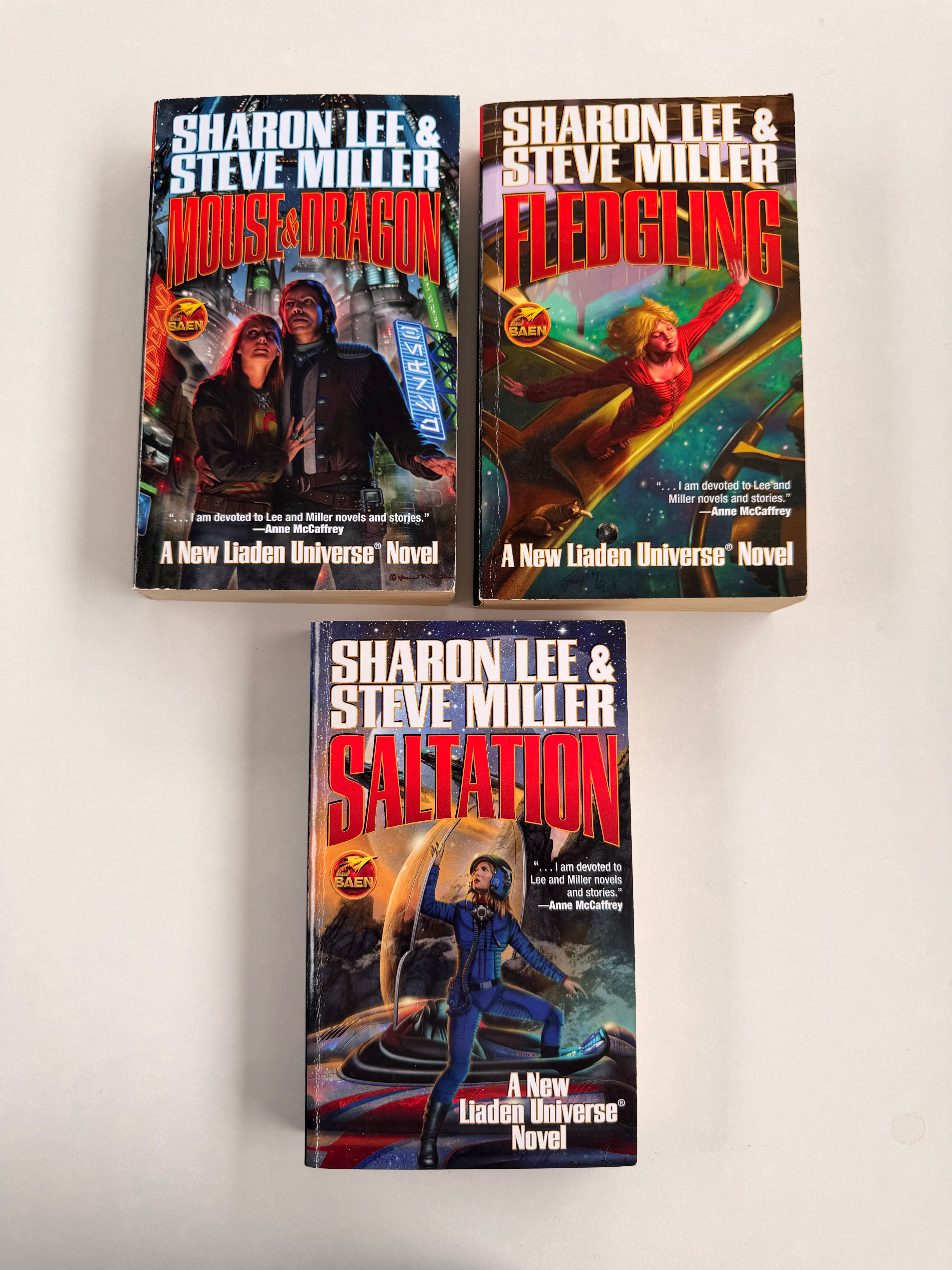 Mouse and Dragon, Fledgling plus Saltation by Sharon Lee and Steve Miller