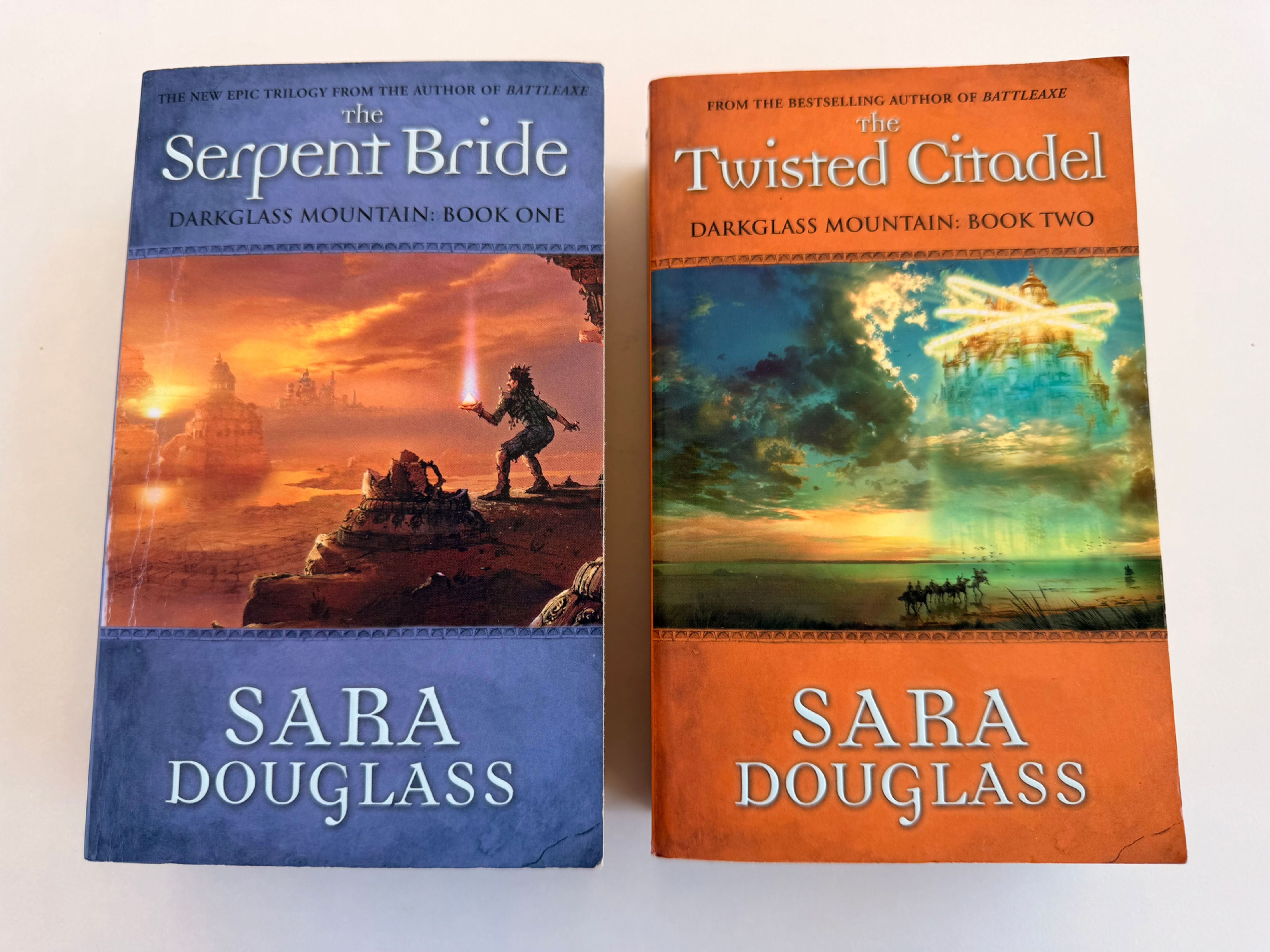 The Serpent Bride and The Twisted Citadel - Darkglass Mountain by Sara Douglass