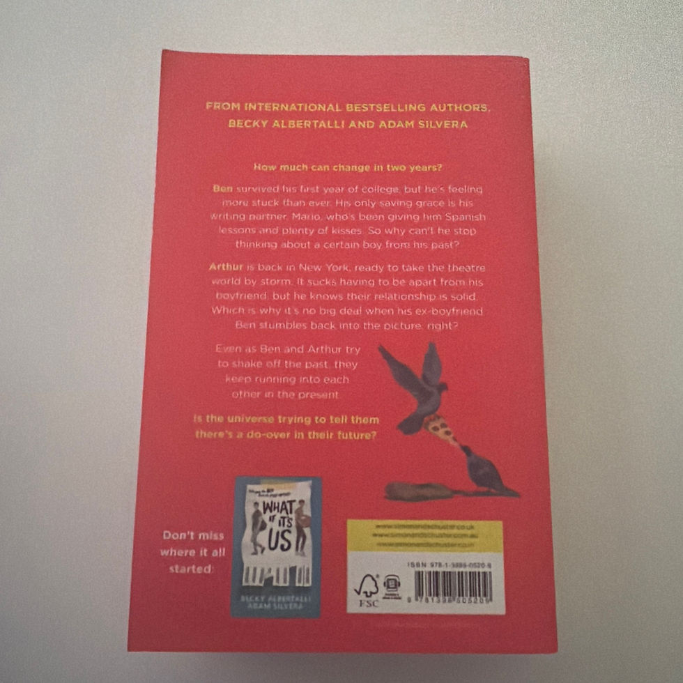 Thumbnail: What If It's Us and Here’s To Us Duology by Becky Albertalli and Adam Silvera