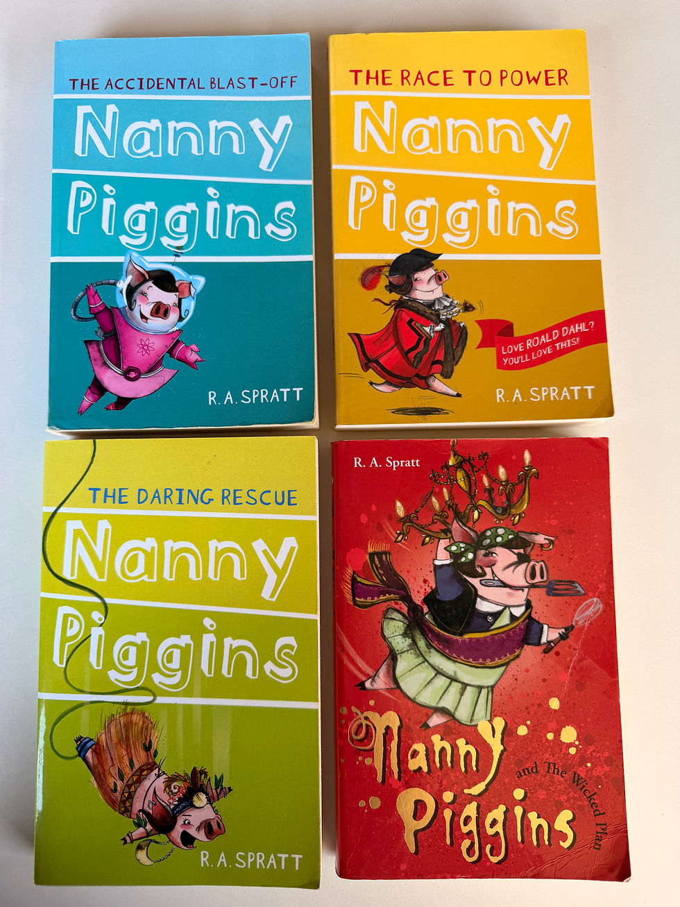 Nanny Piggins 4 Book Bundle by R. A. Spratt