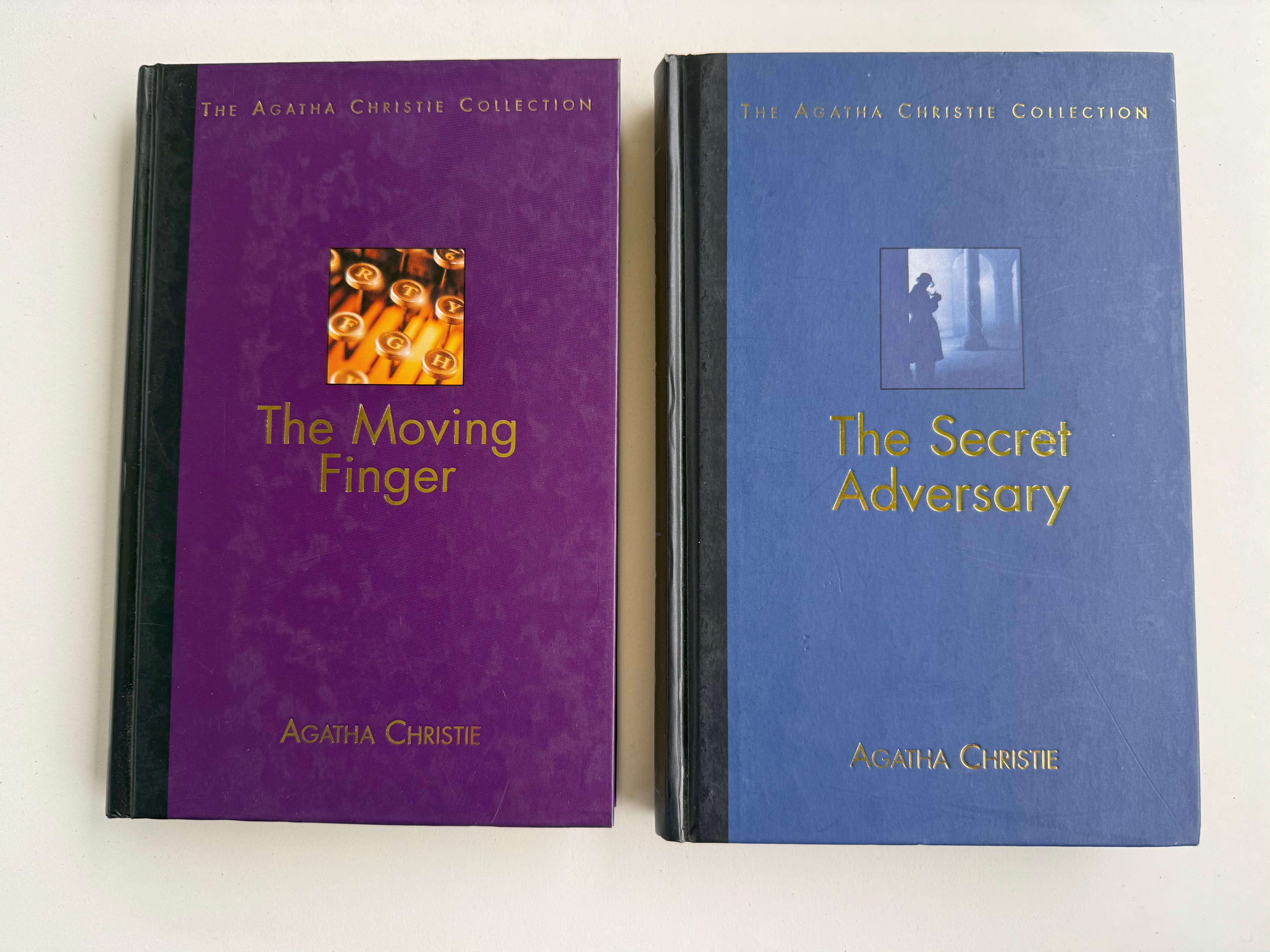 The Moving Finger and The Secret Adversary by Agatha Christie