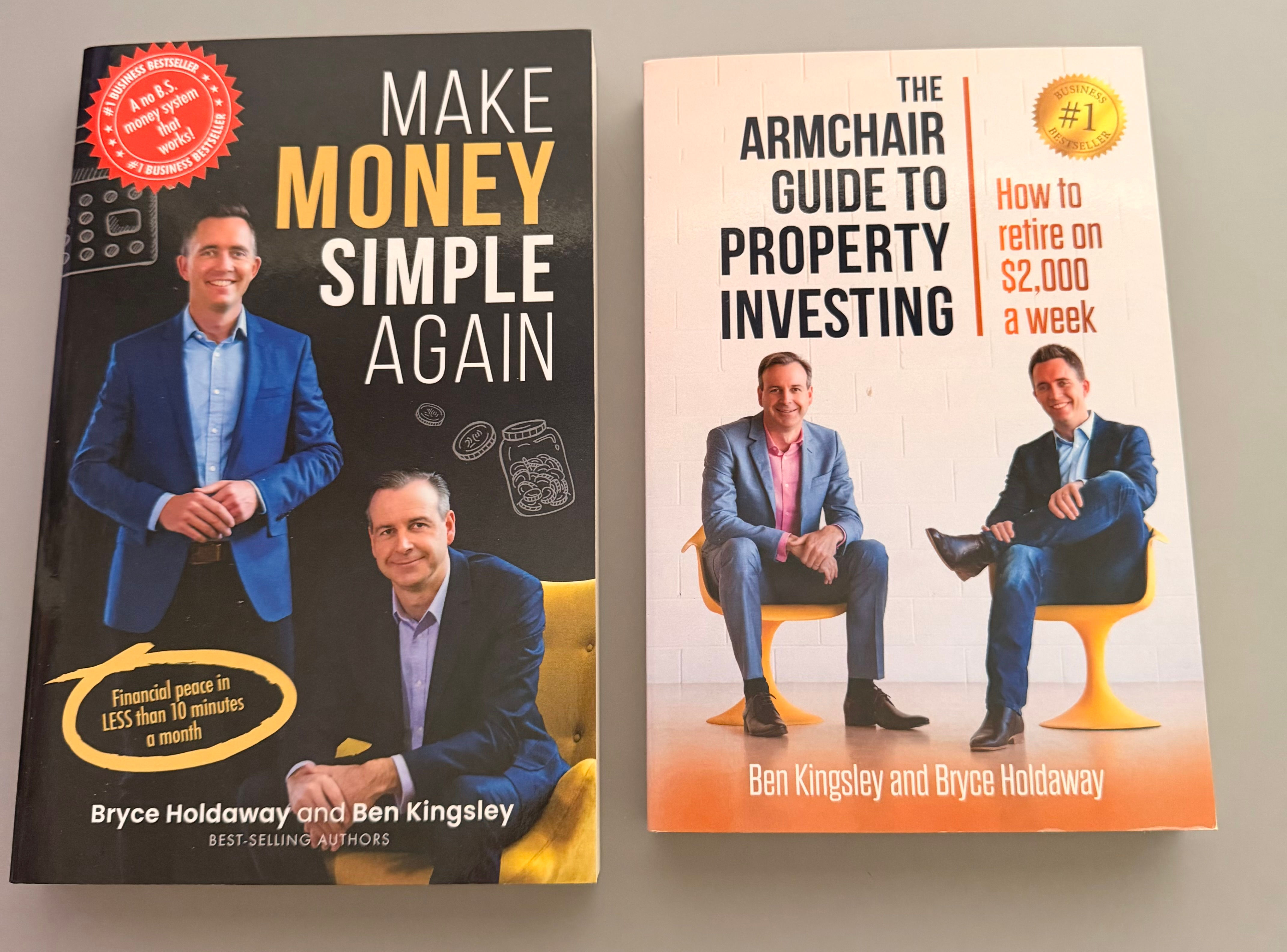 Make Money Simple Again and The Armchair Guide to Property Investing