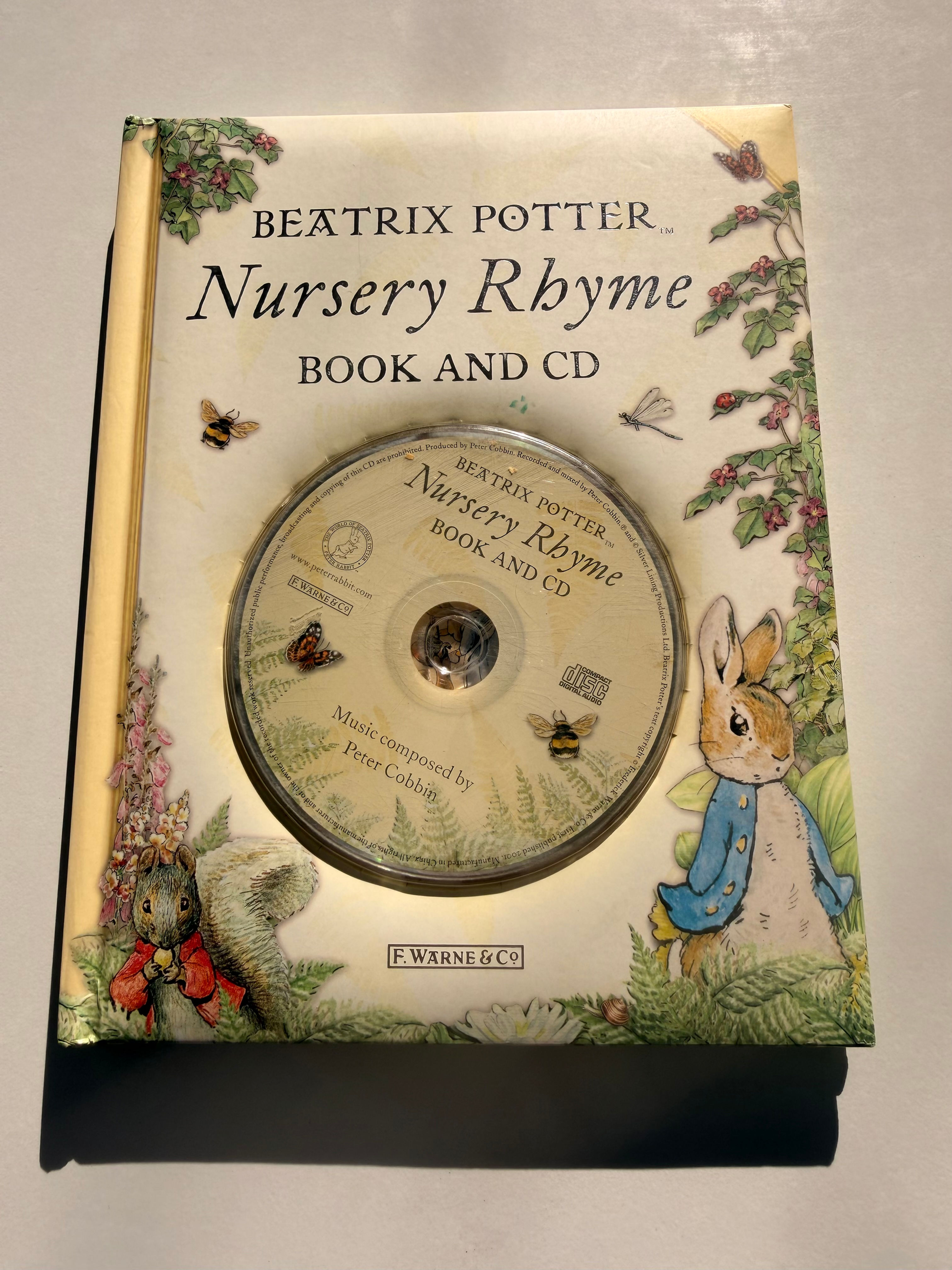 Beatrix Potter Nursery Rhyme Book and CD