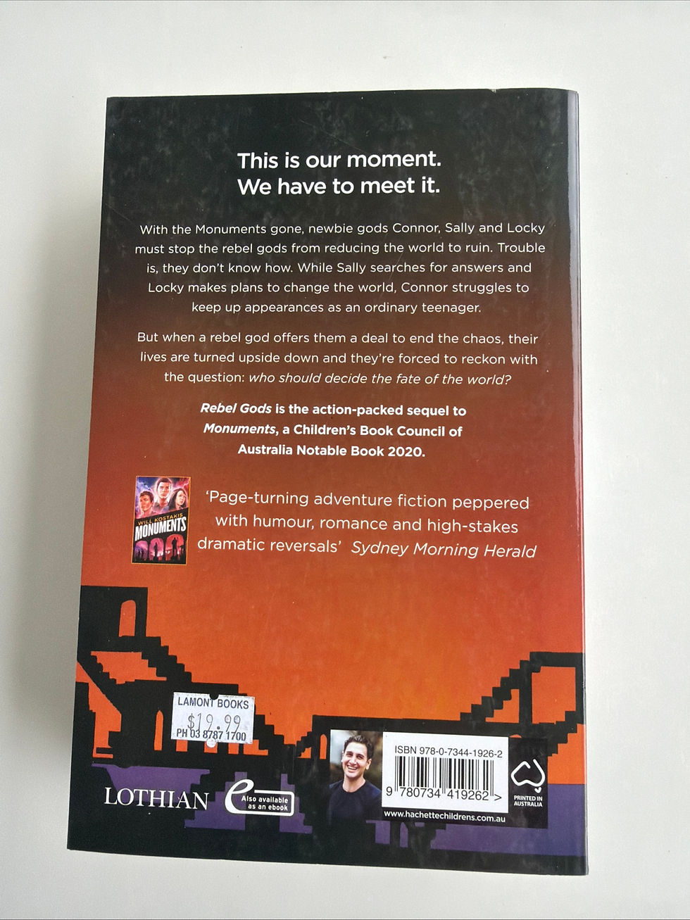 Thumbnail: Monuments and Rebel Gods by Will Kostakis