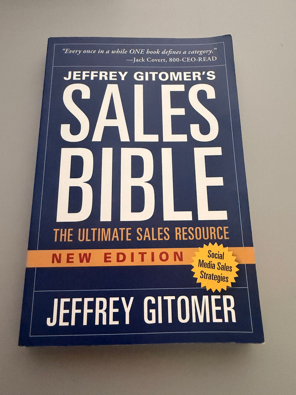 SALES BIBLE Book The Ultimate Sales Resource By Jeffrey Gitome