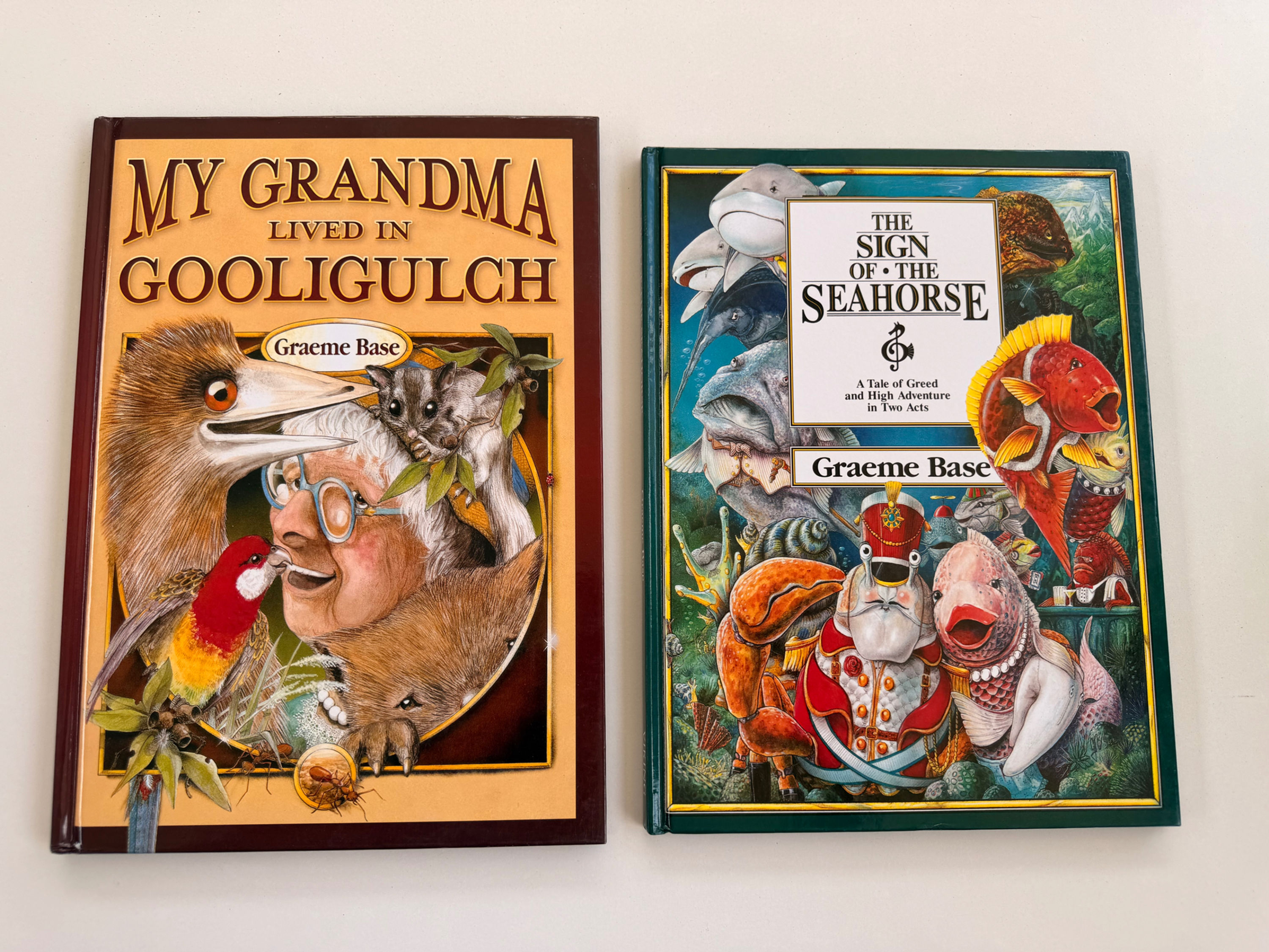 My Grandma Lived in Gooligulch and The Sign of the Seahorse by Graeme Base