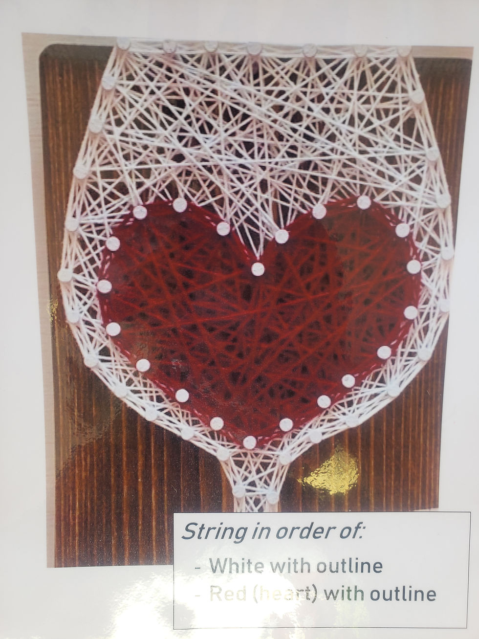 Wine with Heart String Art Kit