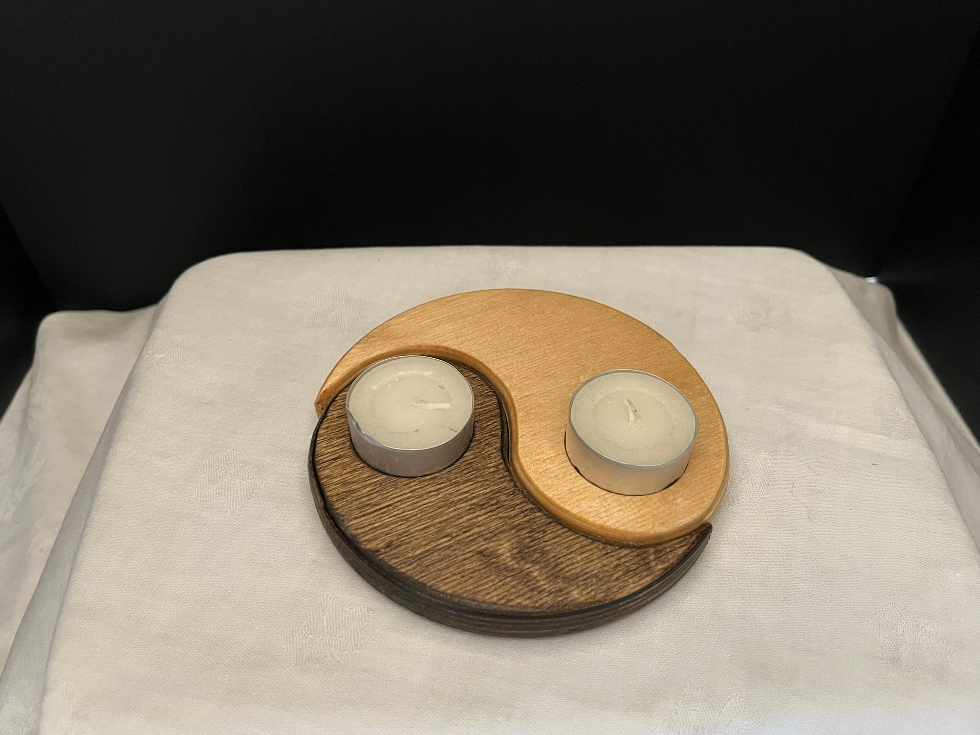 Ying Yang Tealight Candle Holder