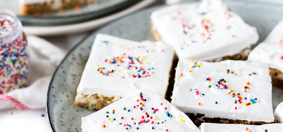 Blondies with Icing