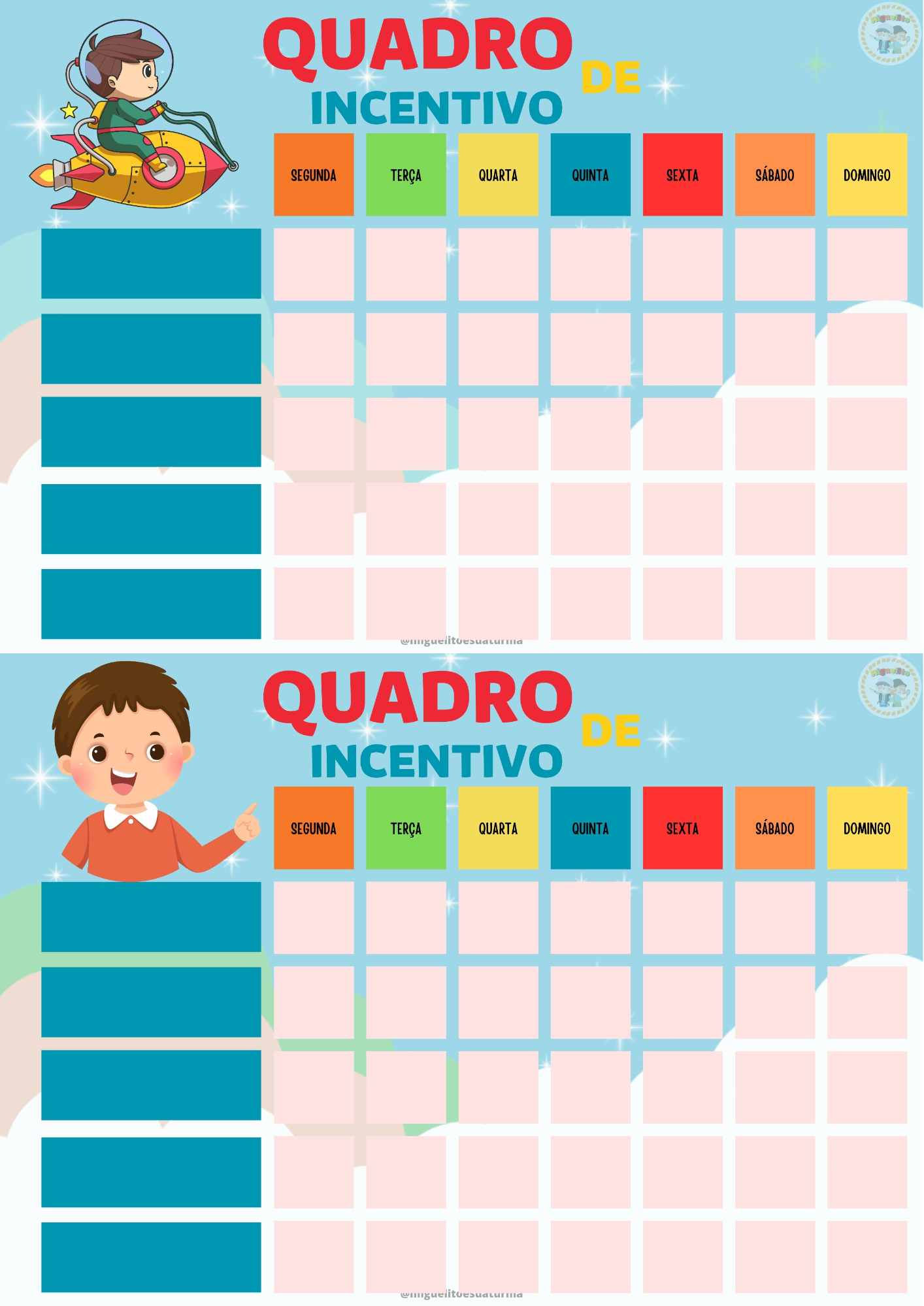 PDF Quadro de Incentivo Menino