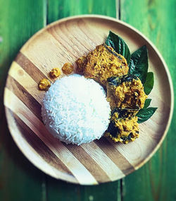 Jasmine rice with BBQ sting ray