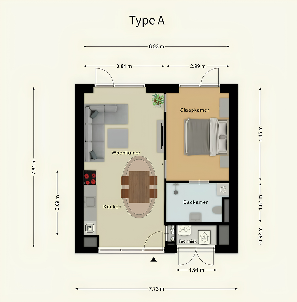Type A (50m²)