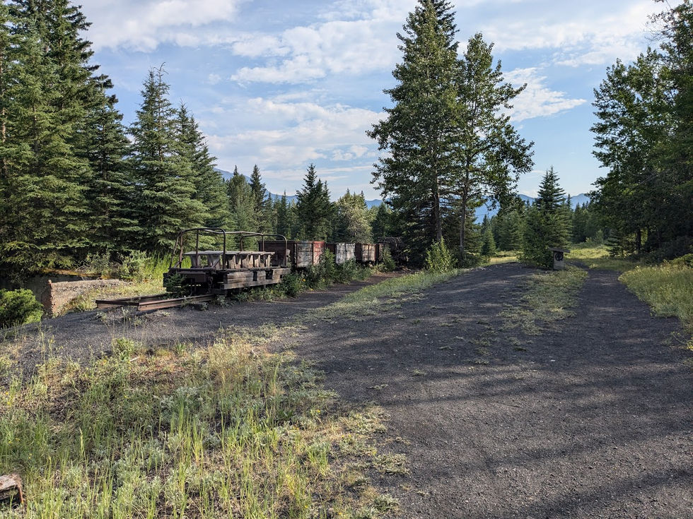 Abandoned Mine Carts at Bankhead