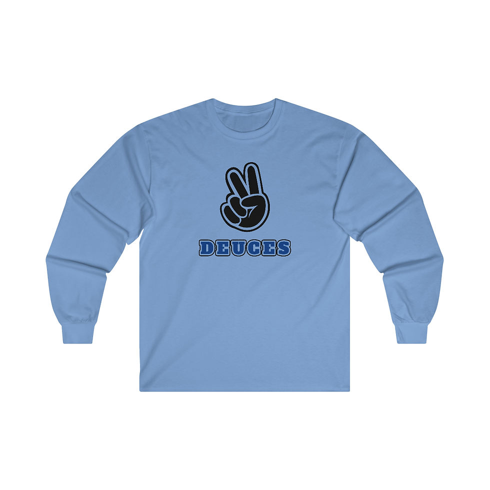 Thumbnail: "Blue Double Deuces" Long Sleeve Tee