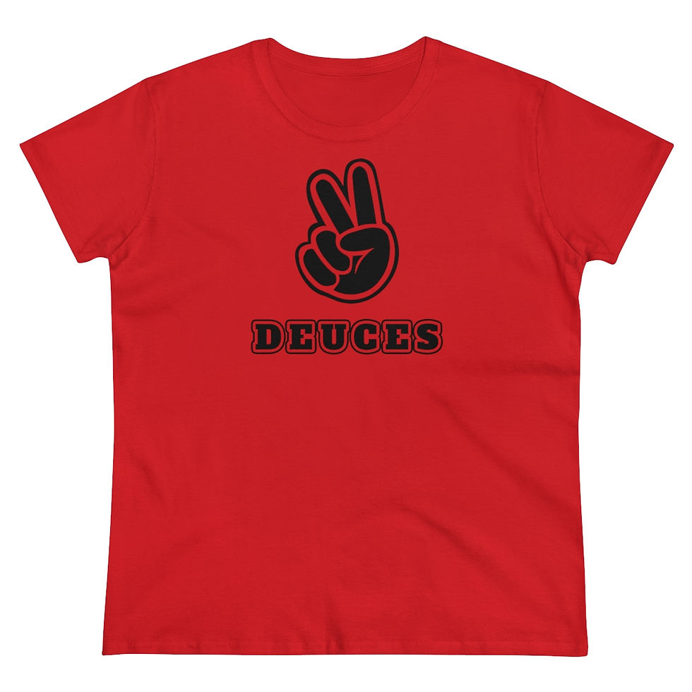 Thumbnail: "Deuces" Ladies T-Shirt