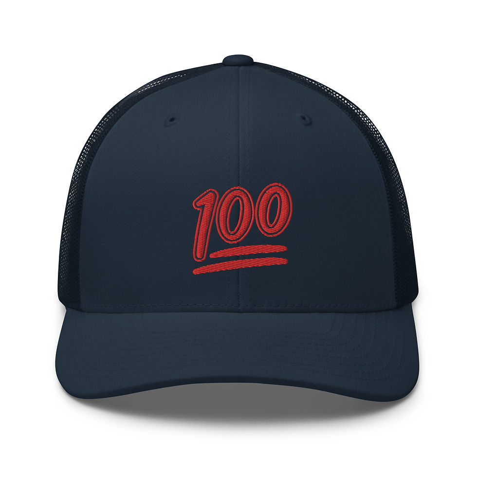 Thumbnail: "100" Trucker Cap