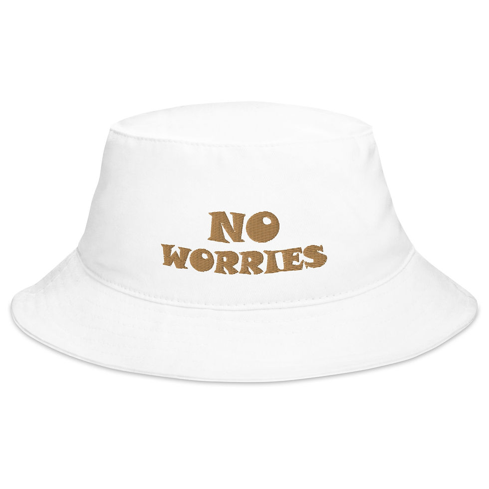 Thumbnail: "Gold No Worries" Bucket Hat