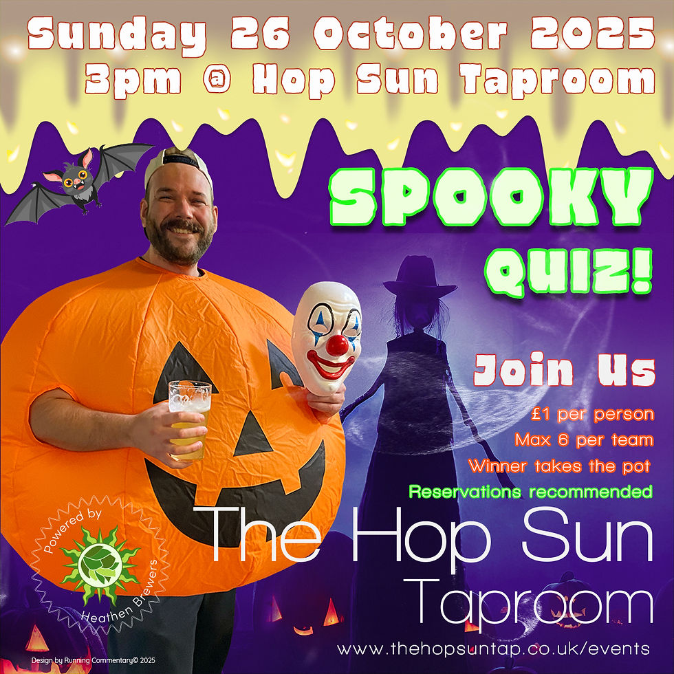 The Sunday Spooky Quiz - With Head Brewer Mark!