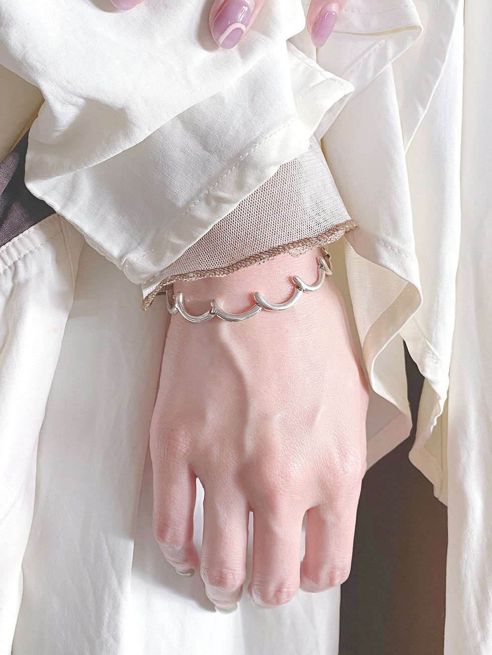 サムネイル： wavy frill  bracelet