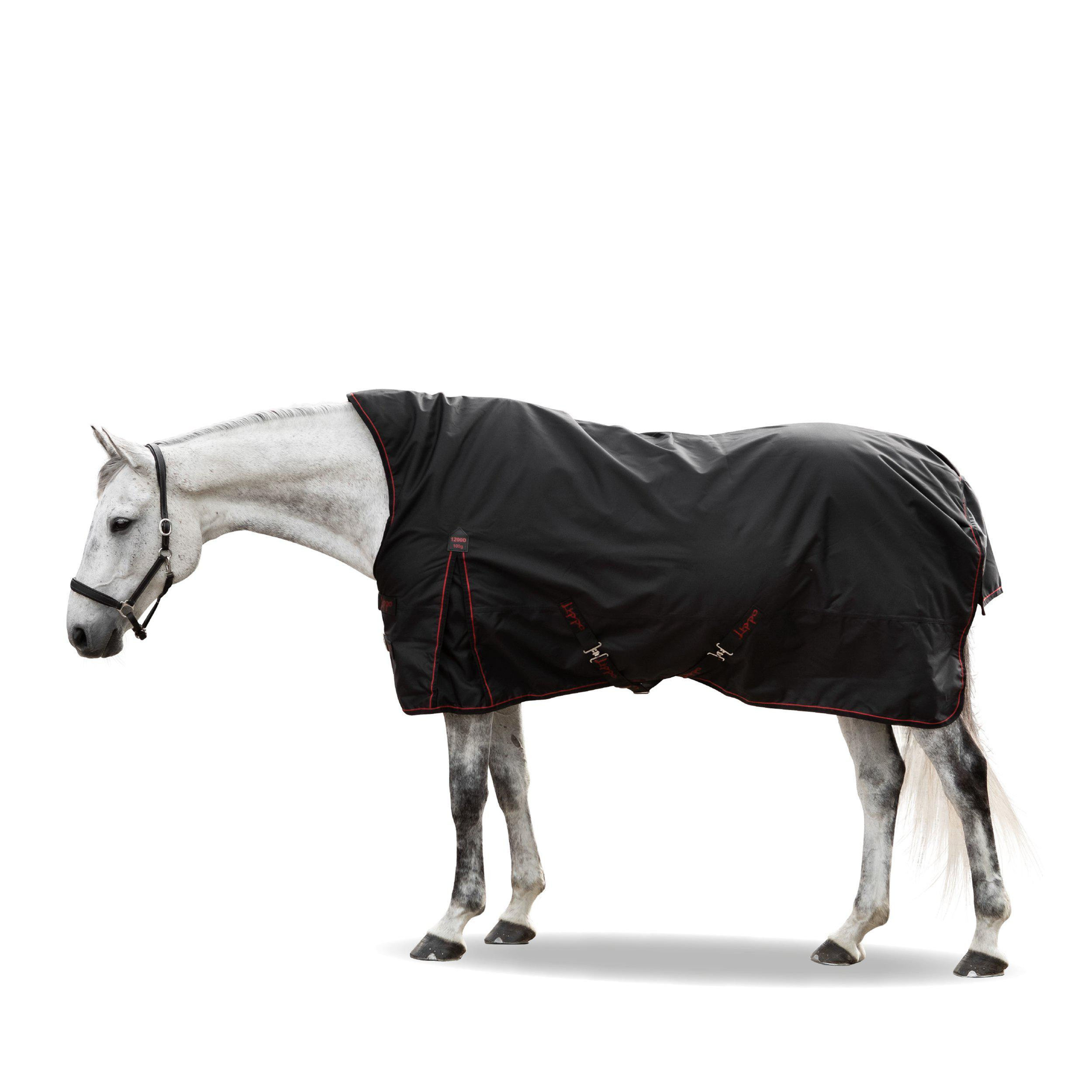 Lippo supreme 1200D halvhals 100g - black/red