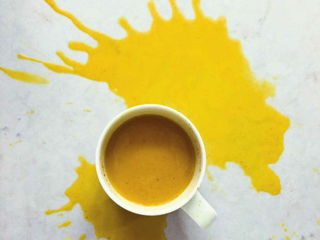 don't cry over spilled golden milk...or maybe you should