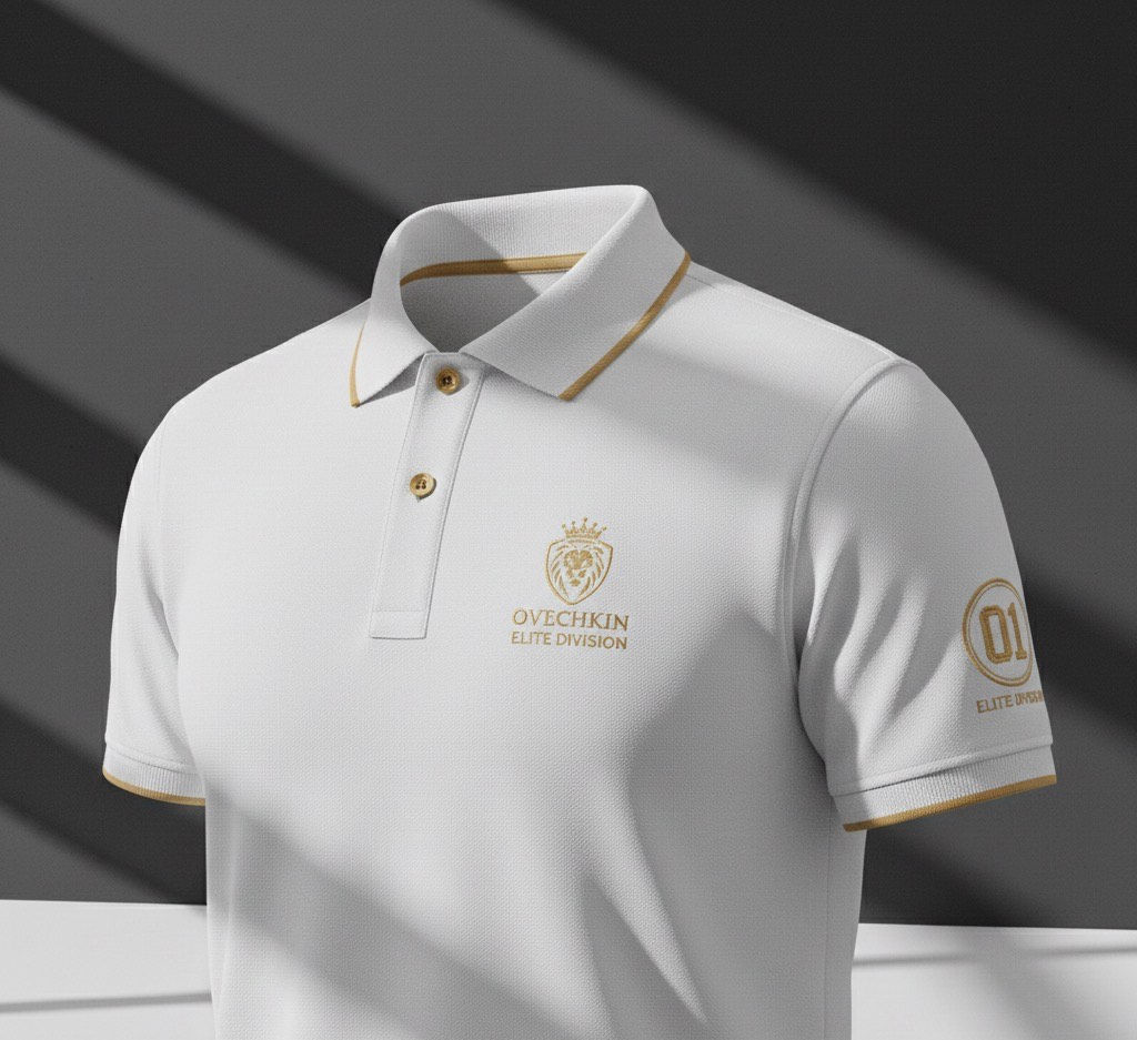 Ovechkin "Elite Division" Performance Polo – Gold Tipped Edition