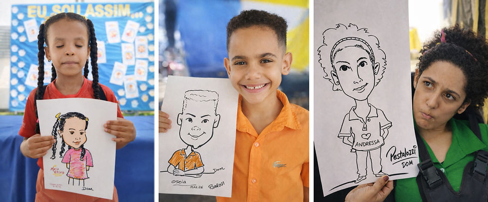 CARICATURAS NA PESTALOZZI